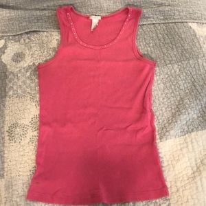 Old navy pink perfect tank top